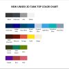 tank top color chart - Vinland Saga Shop
