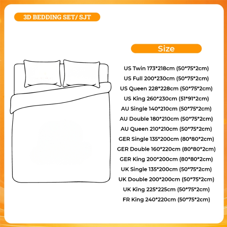 3D BEDDING SET - Vinland Saga Shop