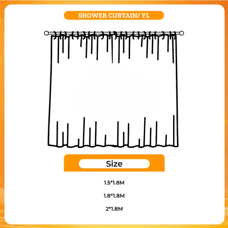 3D shower curtain - Vinland Saga Shop